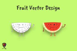Download Cartoon Watermelon Vector Illustration - Cartoon Collection