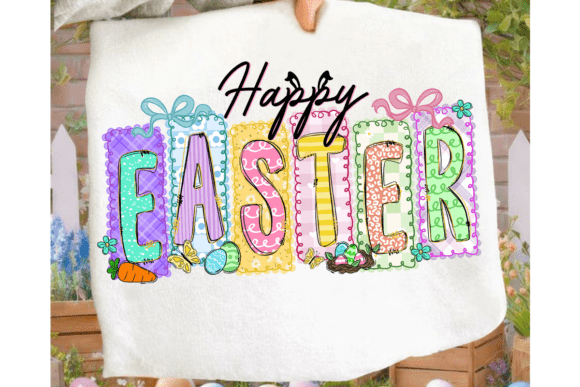 Download Preppy Happy Easter Doodles Png - Premium Resources