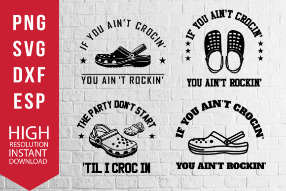 Download Funny Crocin' Shoes Graphic - Shoes graphic Collection