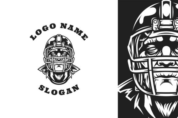 Download Frankenstein Rugby Graphic Logo Design - Premium Resources