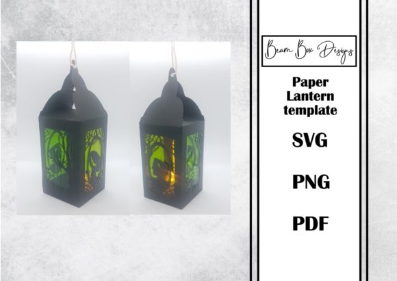 Download Frankenstein Halloween Paper Lantern - Premium Bundle