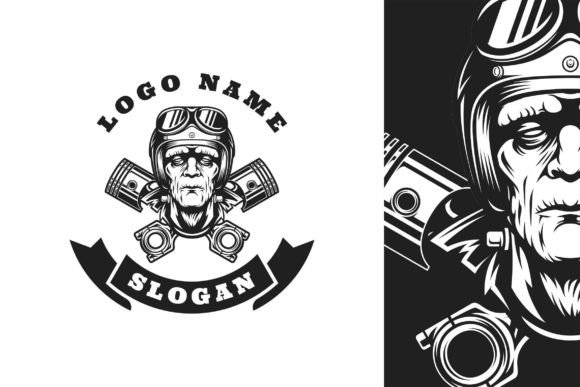 Download Frankenstein Ride Emblem Graphic Design - Premium Resources